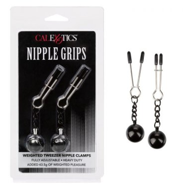 NIPPLE GRIPS WEIGHTED TWEEZER NIPPLE CLAMPS