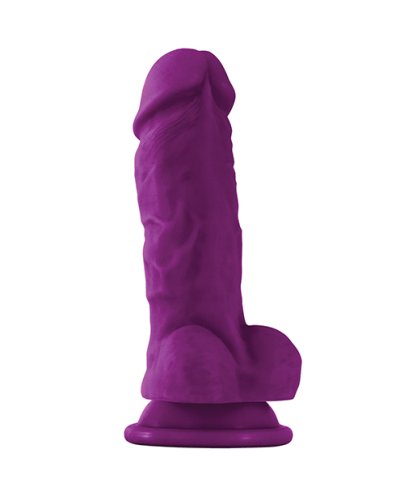 Colours Pleasures Thick 5\" Dildo - Purple