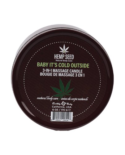 HEMP SEED 3-IN-1 BABY ITS COLD OUTSIDE CANDLE 6 OZ
