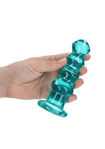 REALROCK CURVY DILDO OR BUTT PLUG TURQUOISE