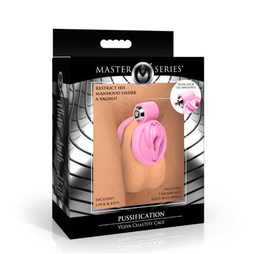 Pussification Vulva Chastity Cage