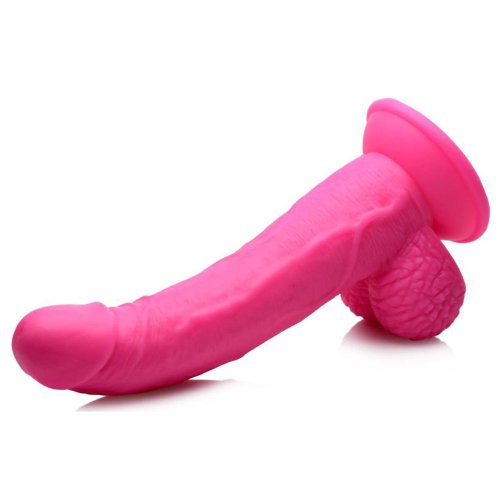 POP 7.5\" Dildo with Balls - Pink