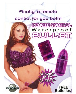 Remote Control Bullet Waterproof - Purple