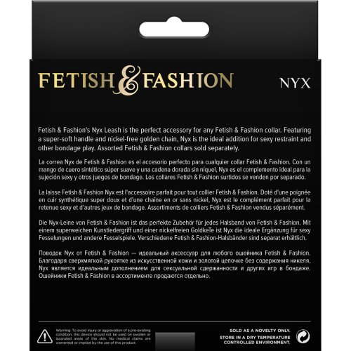 FETISH & FASHION NYX LEASH BLACK