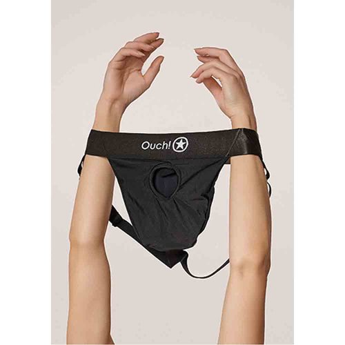 Vibrating Strap-on Open-Back Panty M/L