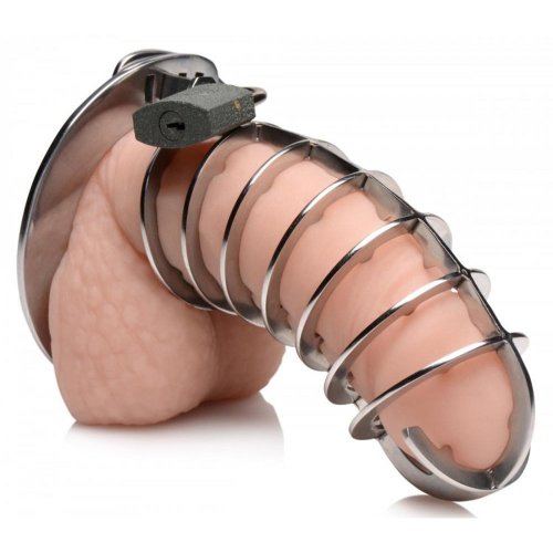 Stainless Spiked Chastity Cage *bulk pkg