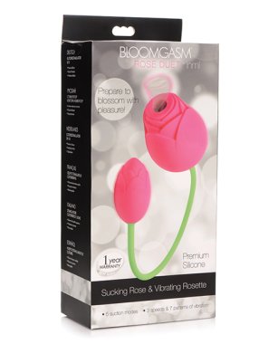 Inmi Bloomgasm 5X Suction Rose Duet - Pink