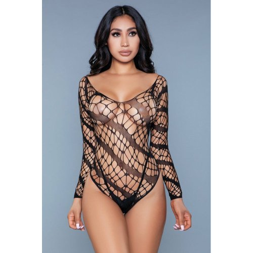 Let Me Love You Bodysuit - Black