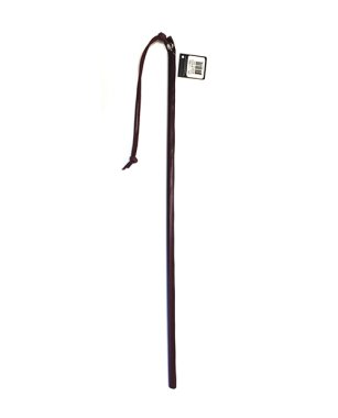 Spartacus 24" Leather Wrapped Cane - Burgundy