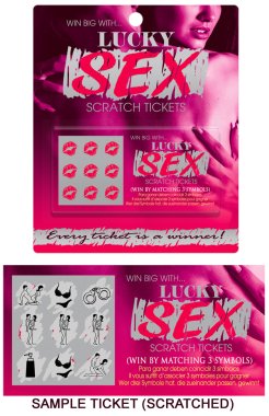 LUCKY SEX SCRATCH TICKETS