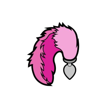 Enamel Pin: Tail Butt Plug