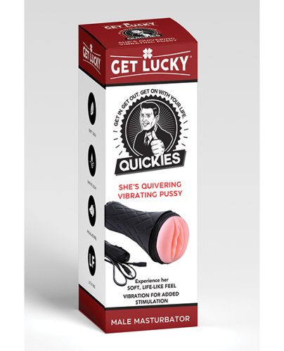 Get Lucky Quickies She\'s Quivering Vibrating Pussy Masturbator