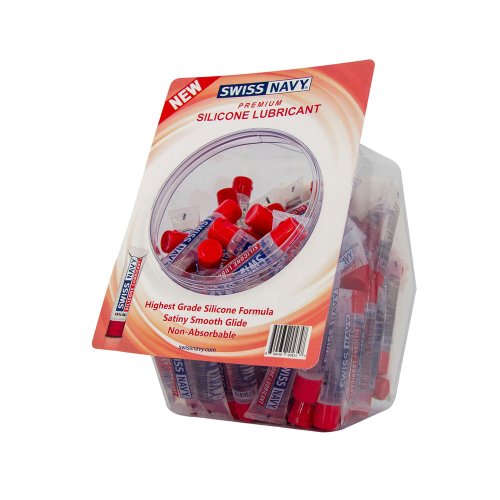 Swiss Navy Silicone 10ml Fishbowl 100pc