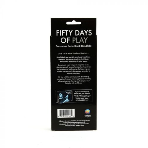 FIFTY DAYS OF PLAY BLINDFOLD BLACK