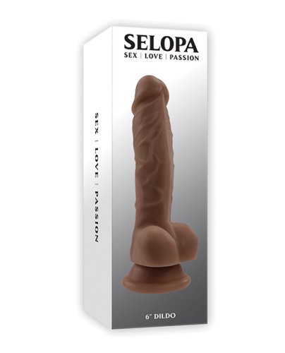 Selopa 6\" Lifelike Dildo - Dark