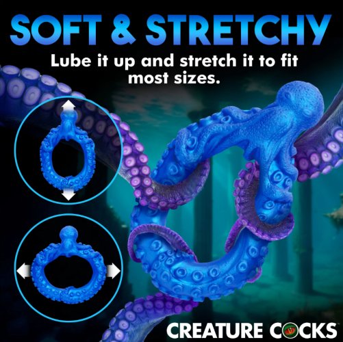 Poseidon\'s Octo-Ring Silicone Cock Ring