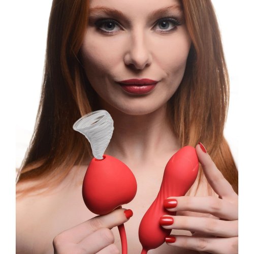 Love on Me Suction Clit Stim & Vibr Egg