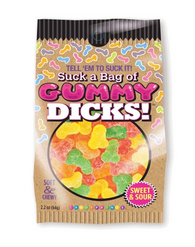 SUCK A BAG OF GUMMY DICKS 4 OZ