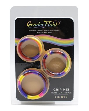 Gender Fluid Grip Me! Tension Ring Set - Tie Dye