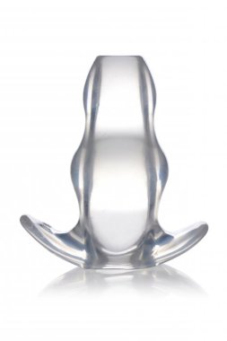 MASTER SERIES CLEAR VIEW HOLLOW ANAL PLUG XL
