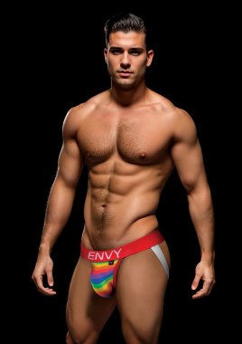 ENVY RAINBOW PRIDE JOCK RED M/L