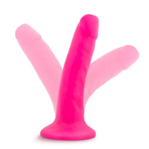 NEO 5.5 DUAL DENSITY COCK NEON PINK \"