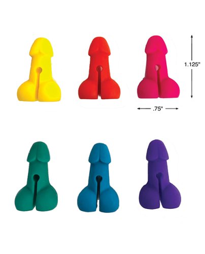 SUPER FUN PENIS SILICONE DRINK MARKERS