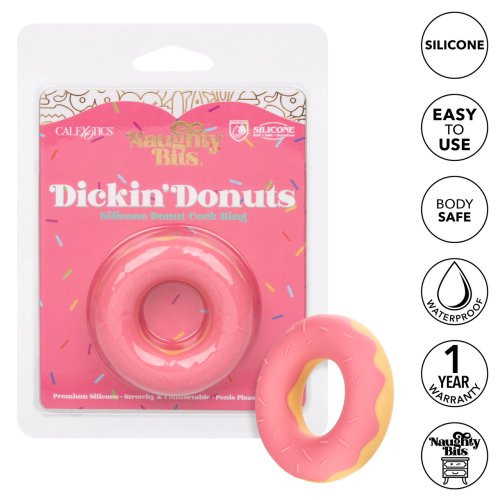 NAUGHTY BITS DICKIN\' DONUTS SILICONE DONUT COCK RING