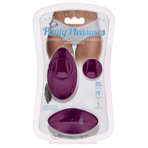 CLOUD 9 PANTY PLEASURES MAGNETIC PANTY VIBE PLUM