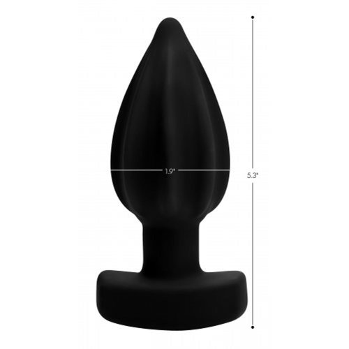 The Assterisk 10X Ribbed Vibrating Plug