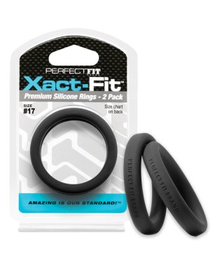 PERFECT FIT XACT-FIT #17 2 PK BLACK