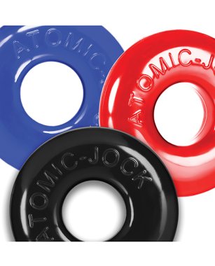 Oxballs Ringer Max 3 Pack Cockrings - Multi Color