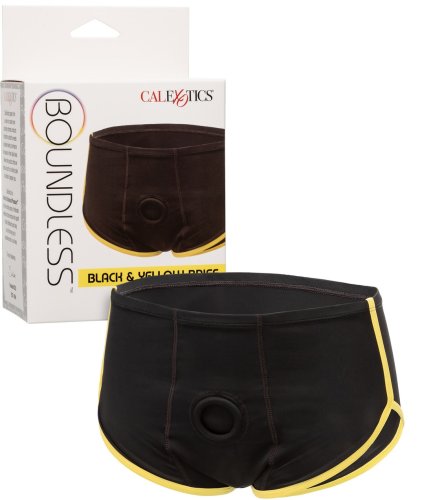 BOUNDLESS BLACK & YELLOW BRIEF L/XL