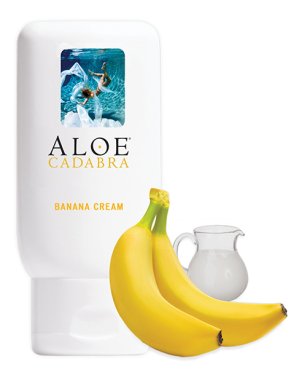 Aloe Cadabra Organic Lubricant - 2.5 oz Bottle Banana Cream