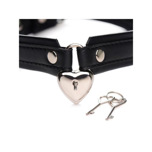 Locking Heart Collar