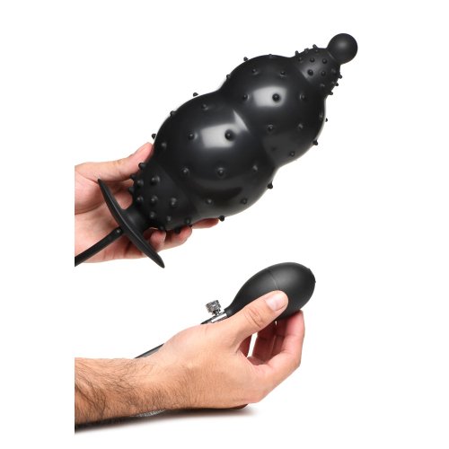 Ass Puffer Nubbed Inflatable Silic. Plug