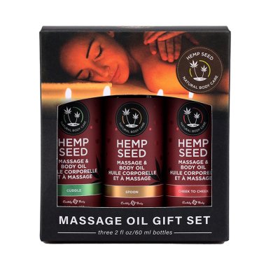 Valentine Massage Oil Trio Set