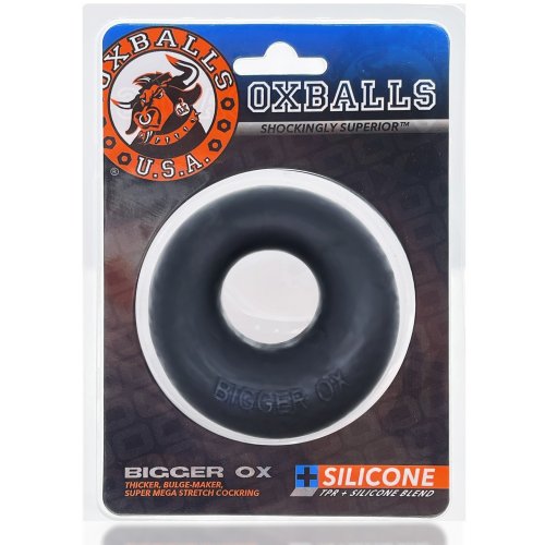 BIGGER OX COCKRING BLACK ICE (NET)