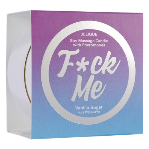 MASSAGE CANDLE W/ PHEROMONES F*CK ME VANILLA SUGAR 4OZ