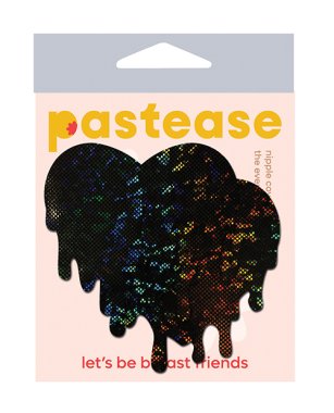 Pastease Premium Melty Heart - Black O/S