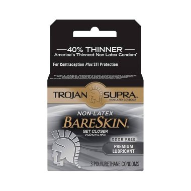 Trojan Supra Bareskin Polyurethane- 3 pk