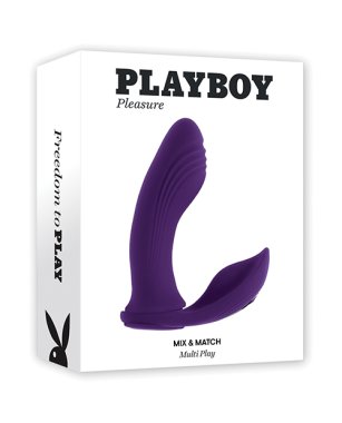 Playboy Pleasure Mix & Match Dual Vibrator - Purple