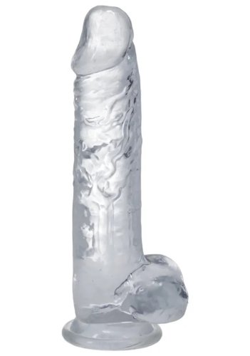 IN A BAG BIG DICK 8 INCH CLEAR