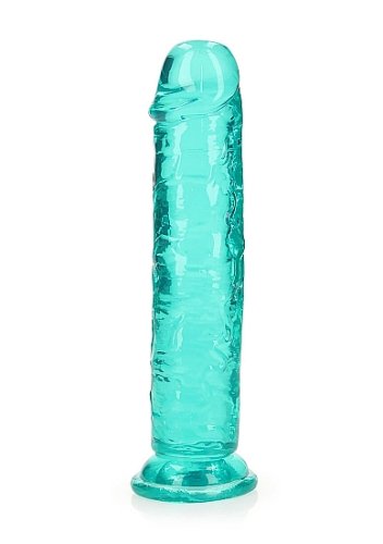 REALROCK STRAIGHT REALISTIC 7 IN DILDO TURQUOISE