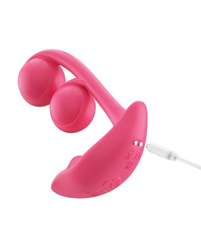 Melody Twin Balls Clit & G-Spot Vibrator - Pink