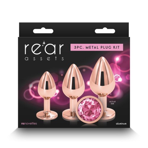 REAR ASSETS ROSE GOLD PINK GEM TRAINER KIT