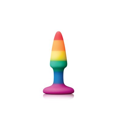 Colours Pride-Pleasure Plug-Mini Rainbow