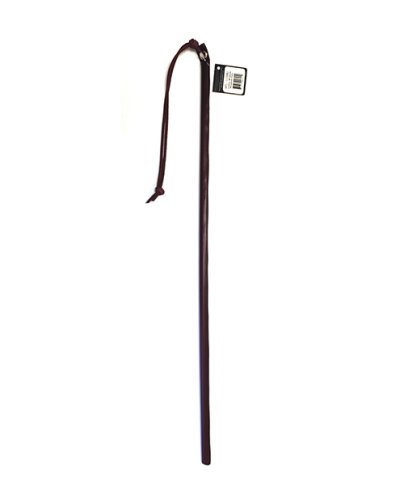 Spartacus 24\" Leather Wrapped Cane - Burgundy