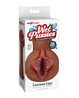 PDX EXTREME WET PUSSIES LUSCIOUS LIPS BROWN