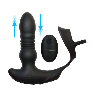 RC Thrusting Silicone Plug / Cock & Ball